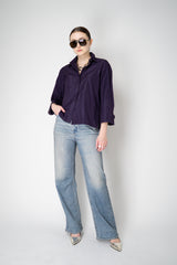 Rag & Bone Miramar High-Rise Shea Straight Leg Pants in Tessa Blue
