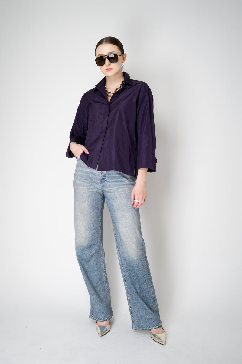 Rag & Bone Miramar High-Rise Shea Straight Leg Pants in Tessa Blue