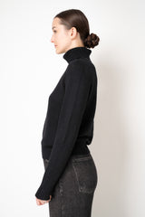 Fabiana Filippi Cashmere Turtle Neck Sweater in Black