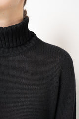 Fabiana Filippi Cashmere Turtle Neck Sweater in Black