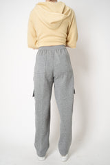 Fabiana Filippi Wool Knitted Cargo Pants in Grey