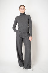 Fabiana Filippi Cashmere Turtle Neck Sweater in Grey