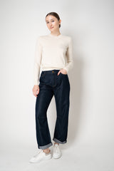 Rag & Bone Featherweight Stevie Slim Tapered Barrel Jeans in Dark Blue Wash