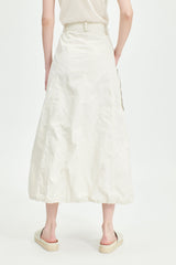 Annette Gortz Technical Canvas Skirt in Off-White