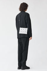 Bao Bao Issey Miyake Small Lucent Crossbody Bag in Silver Vancouver. Shop Online or in Store. 
