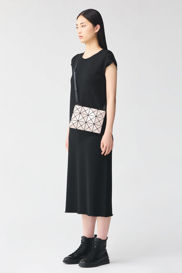 Bao Bao Issey Miyake Small Lucent Crossbody Bag in Beige Vancouver. Shop Online or in Store. 