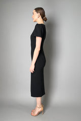 Self-Portrait Crepe "Diamante" Midi Dress Vancouver. Shop Online or in Store. 