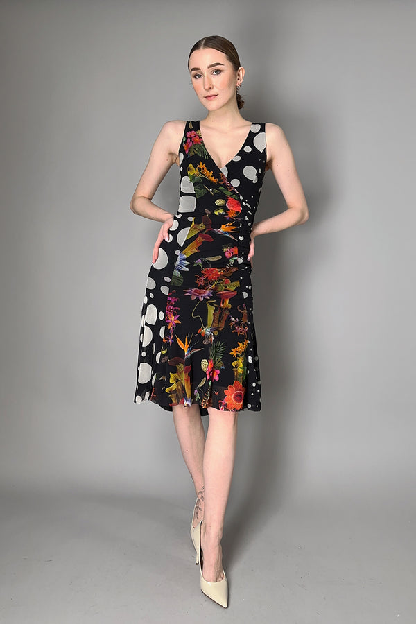 Fuzzi Floral Polka-Dot Stretch Tulle Dress Vancouver. Shop Online or in Store.