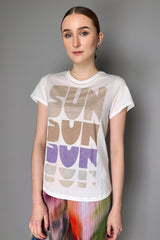 Dorothee Schumacher Printed "Sun Sun Sun" T-Shirt Vancouver. Shop Online or in Store. 