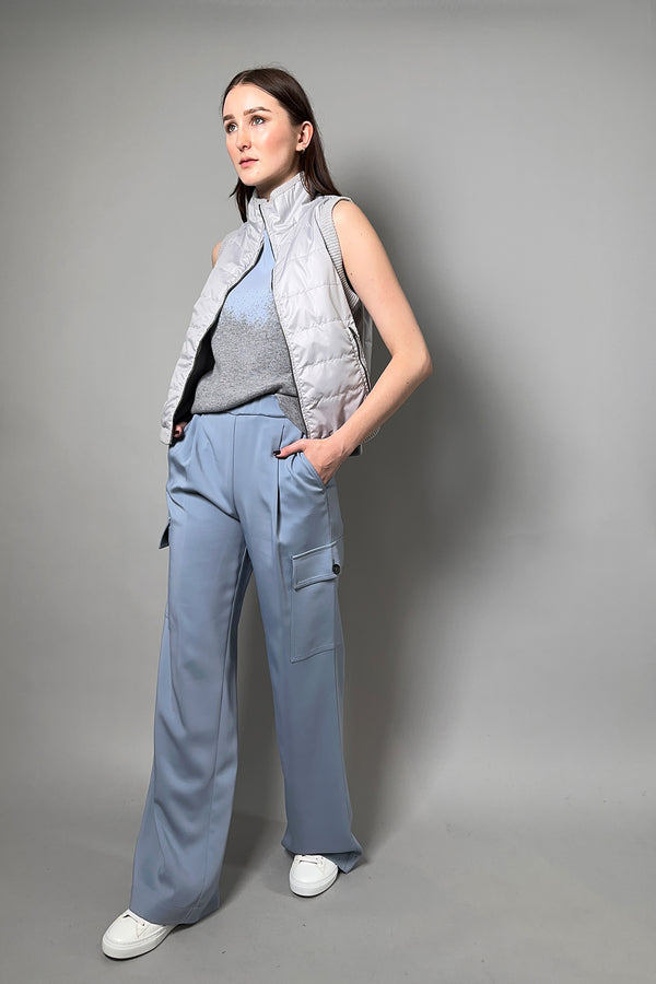 Tonet Fitted Padded Vest in Light Grey - Ashia Mode – Vancouver, BC