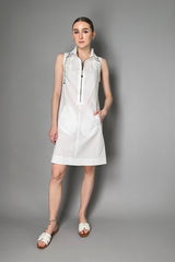 Tonet Sleeveless Cotton Midi Dress in White Vancouver. Shop Online or in Store.