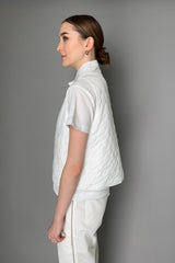 Tonet Lightly Padded Vest in White