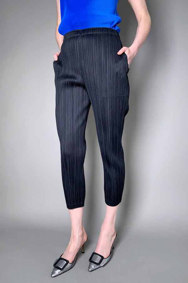 Pleats Please Thicker Bottom Pants in Black