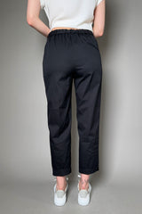 Antonelli Firenze Roubaix Pull-On Crisp Cotton Pants in Black