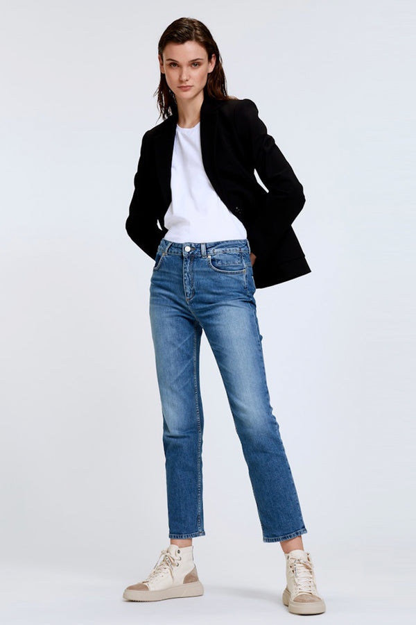 Dorothee Schumacher New Arrivals Denim Love Cropped Pants - Ashia Mode