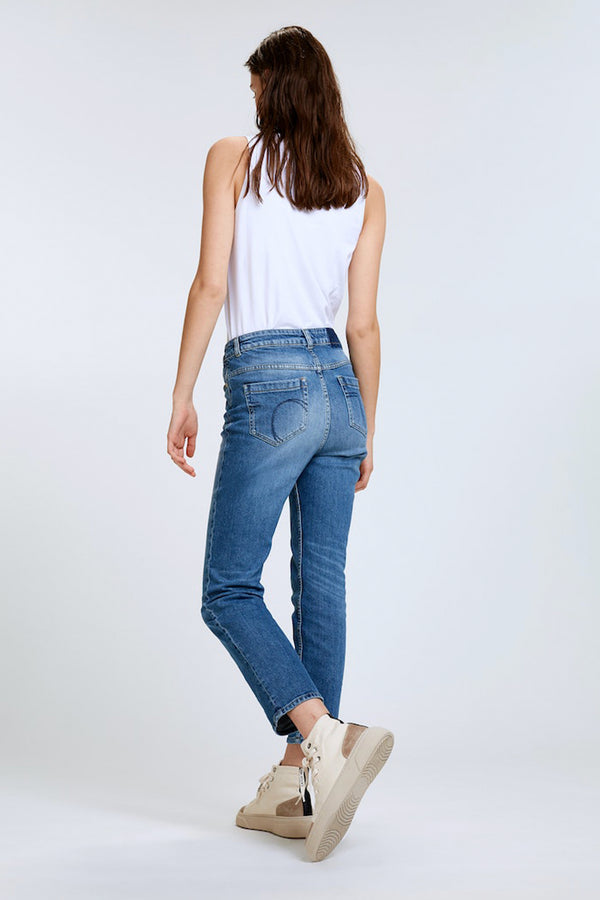 Dorothee Schumacher New Arrivals Denim Love Cropped Pants - Ashia Mode