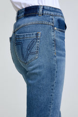 Dorothee Schumacher New Arrivals Denim Love Cropped Pants - Ashia Mode