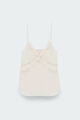 Dorothee Schumacher Sale Fluid Volumes Top in Off White - Ashia Mode