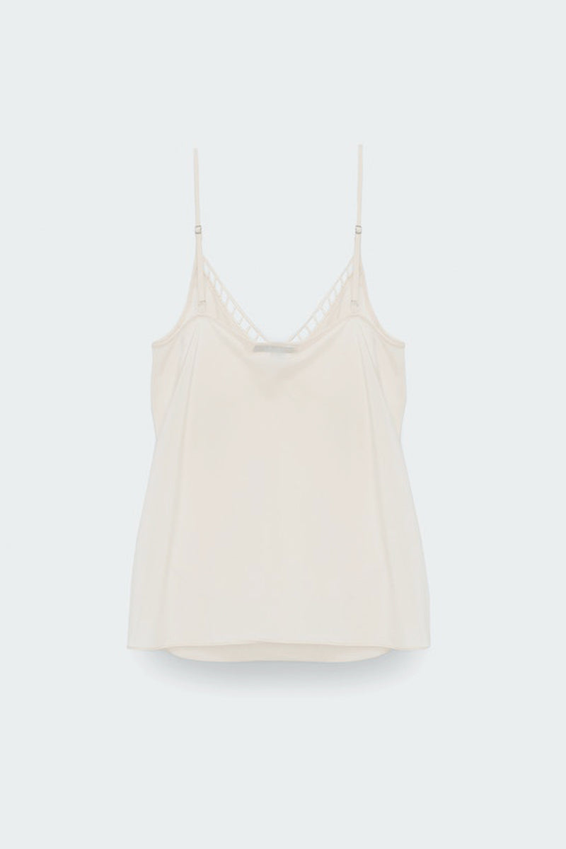 Dorothee Schumacher Sale Fluid Volumes Top in Off White - Ashia Mode