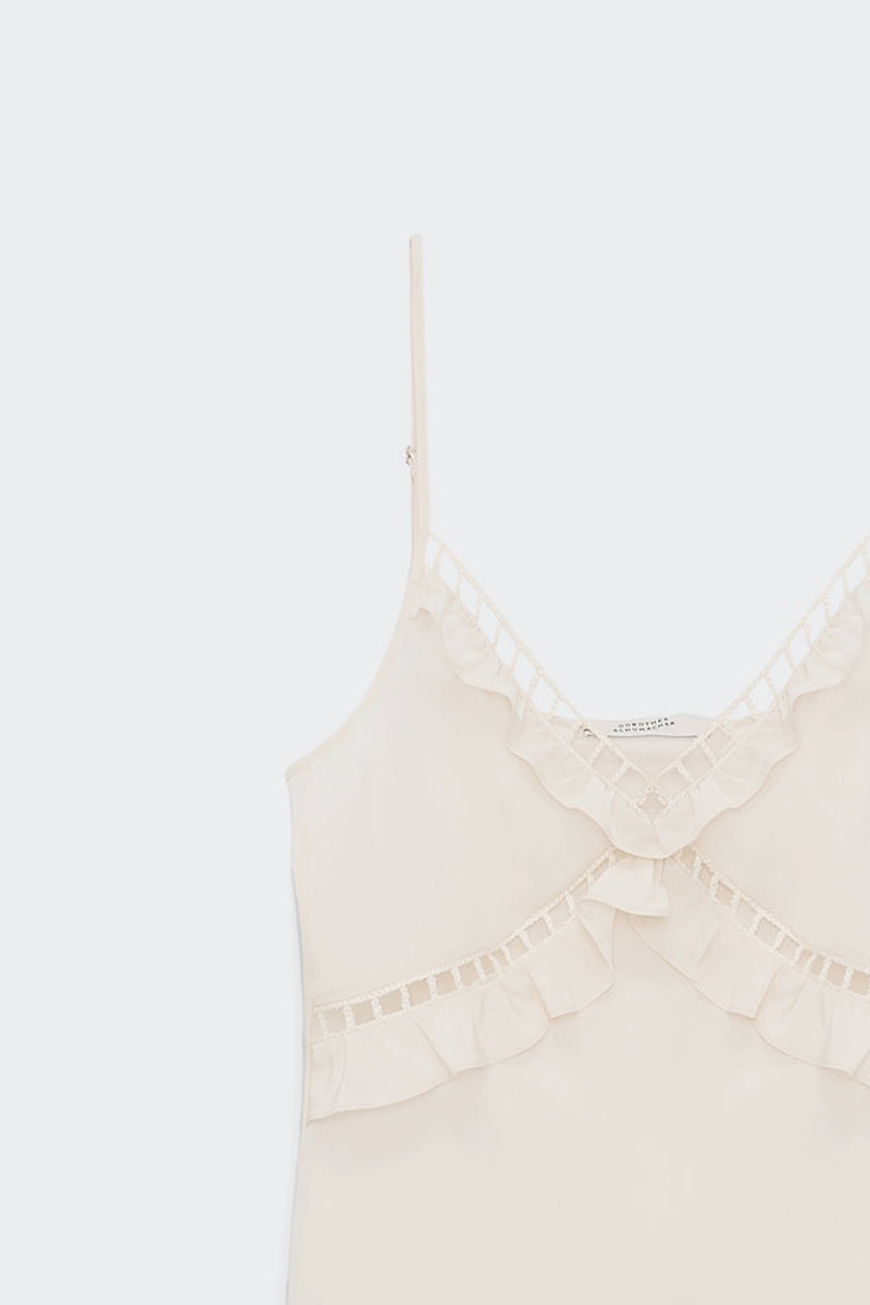 Dorothee Schumacher Sale Fluid Volumes Top in Off White - Ashia Mode