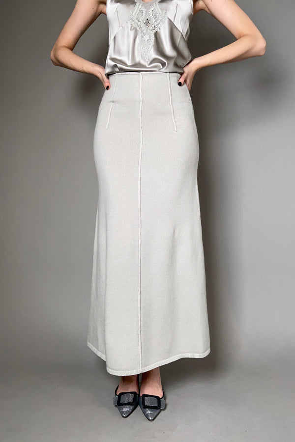 Dorothee Schumacher New Arrivals Modern Statements Skirt in Softened Green - Ashia Mode