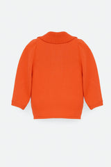 Dorothee Schumacher New Arrivals Modern Statement Pullover in Spiced Orange - Ashia Mode