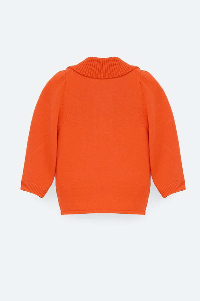 Dorothee Schumacher New Arrivals Modern Statement Pullover in Spiced Orange - Ashia Mode