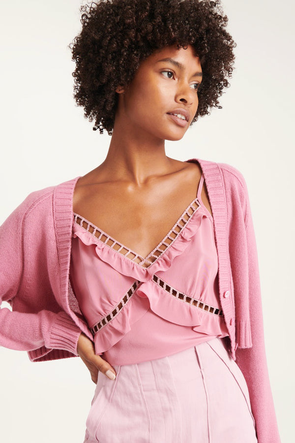 Dorothee Schumacher Sale Fluid Volumes Top in Shaded Pink - Ashia Mode