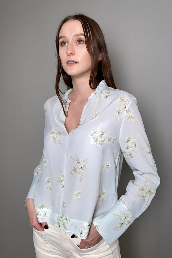 Dorothee Schumacher Sale Pastel Dreams Blouse in Floral Green Mix - Ashia Mode