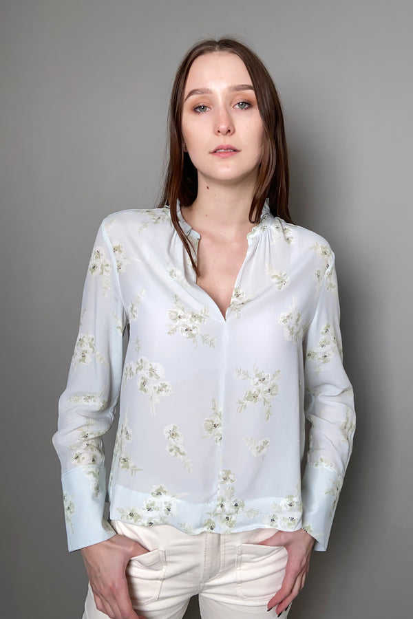 Dorothee Schumacher Sale Pastel Dreams Blouse in Floral Green Mix - Ashia Mode