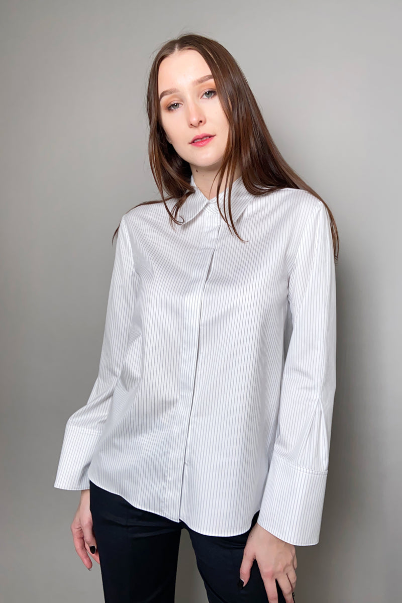 Dorothee Schumacher Sale Striped Sophistication Blouse - Ashia Mode