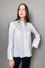 Dorothee Schumacher Sale Striped Sophistication Blouse - Ashia Mode