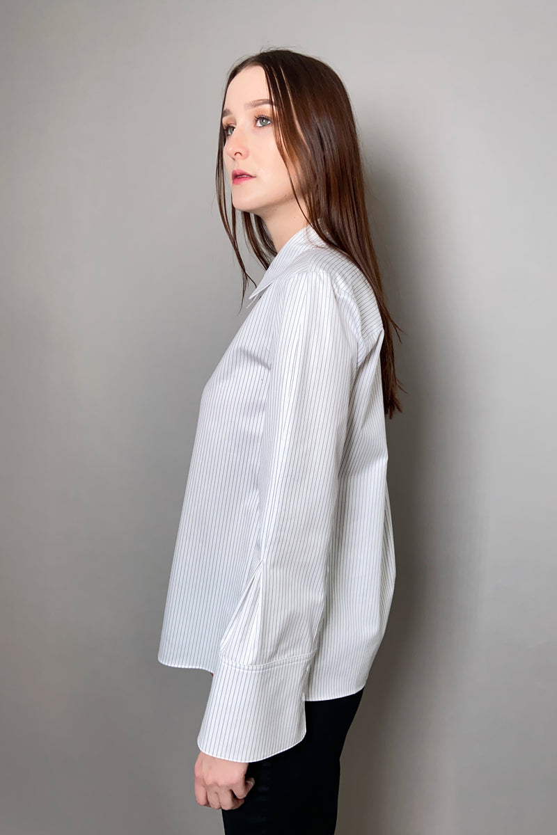 Dorothee Schumacher Sale Striped Sophistication Blouse - Ashia Mode