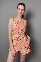 Emilio Pucci Africana-Print Jumpsuit in Pink