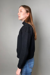 Fabiana Filippi Embroidered Cardigan in Black