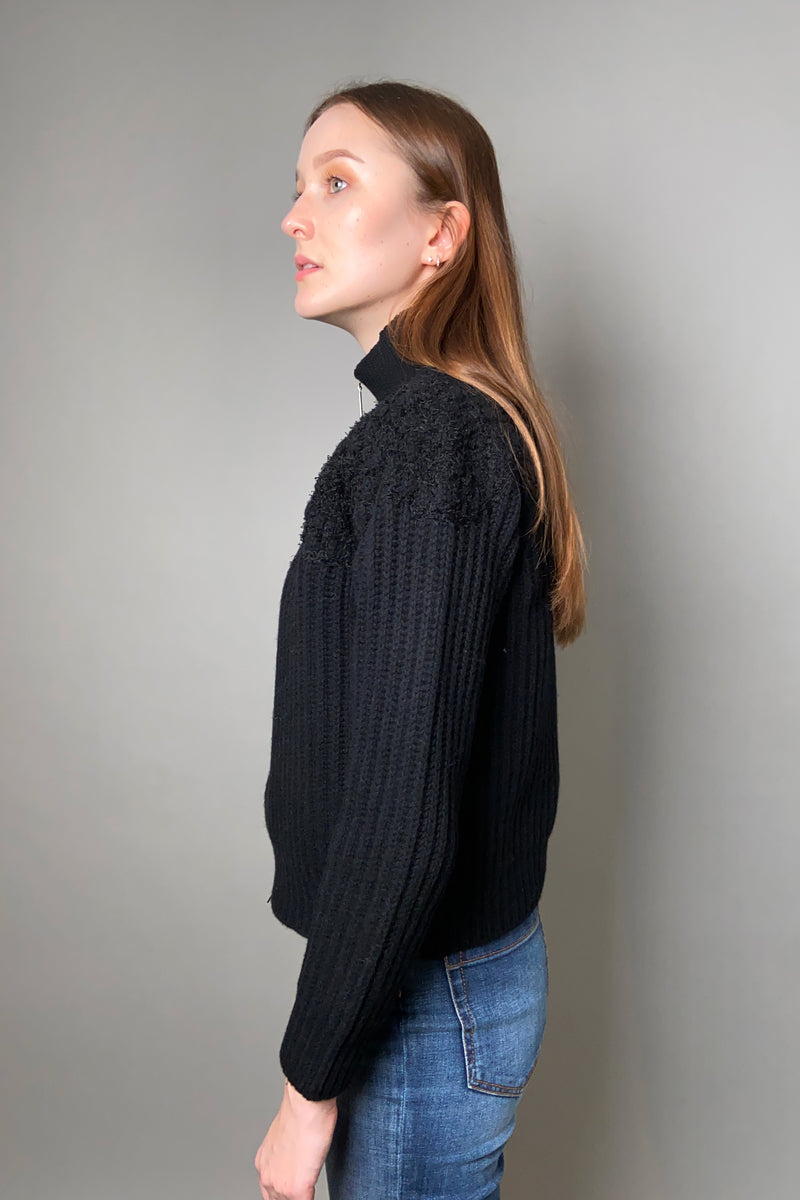 Fabiana Filippi Embroidered Cardigan in Black