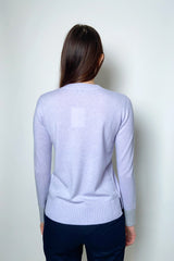 Kinross Knit Cashmere Sweater in Amethyst - Ashia Mode
