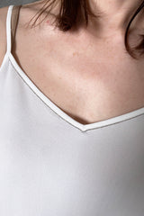 Fabiana Filippi Camisole with Brilliant Detail in White