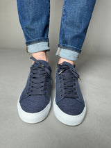 Lorena Antoniazzi Canvas Sneakers in Navy Melange