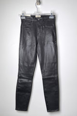 L'Agence "Greystone" Margot Coated Grey Jeans - Ashia Mode