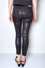 L'Agence "Greystone" Margot Coated Grey Jeans - Ashia Mode