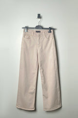 Lorena Antoniazzi Long Wide-Leg Jeans in Light Pink