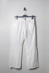 Lorena Antoniazzi Long Flared Jeans in White