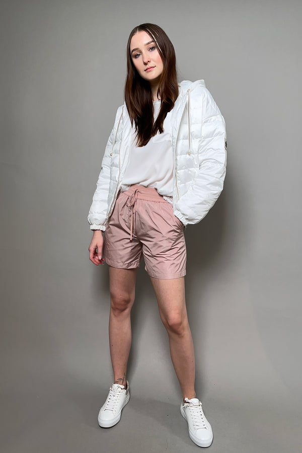 Lorena Antoniazzi Padded Jacket with Hood in White