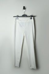 Lorena Antoniazzi Cotton Techno Stretch Pants in White