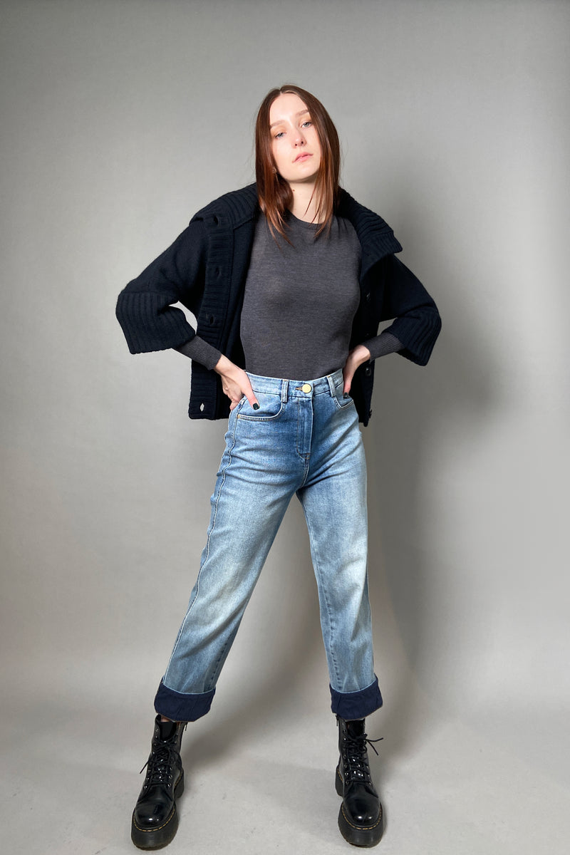Kinross 3/4 Sleeve Knit Cardigan in Black - Ashia Mode