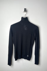 Lorena Antoniazzi Fine Cashmere Turtleneck in Black