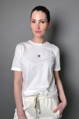 Lorena Antoniazzi Cotton T-Shirt in White