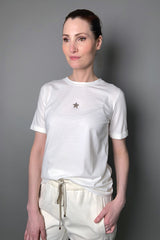 Lorena Antoniazzi Cotton T-Shirt in White