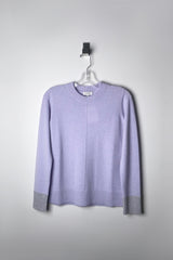 Kinross Knit Cashmere Sweater in Amethyst - Ashia Mode